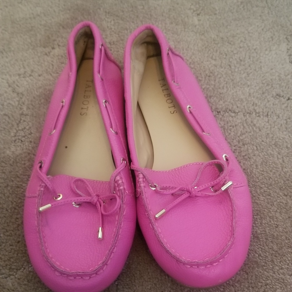 COPY - Talbots Pink Leather Loafer, sz9